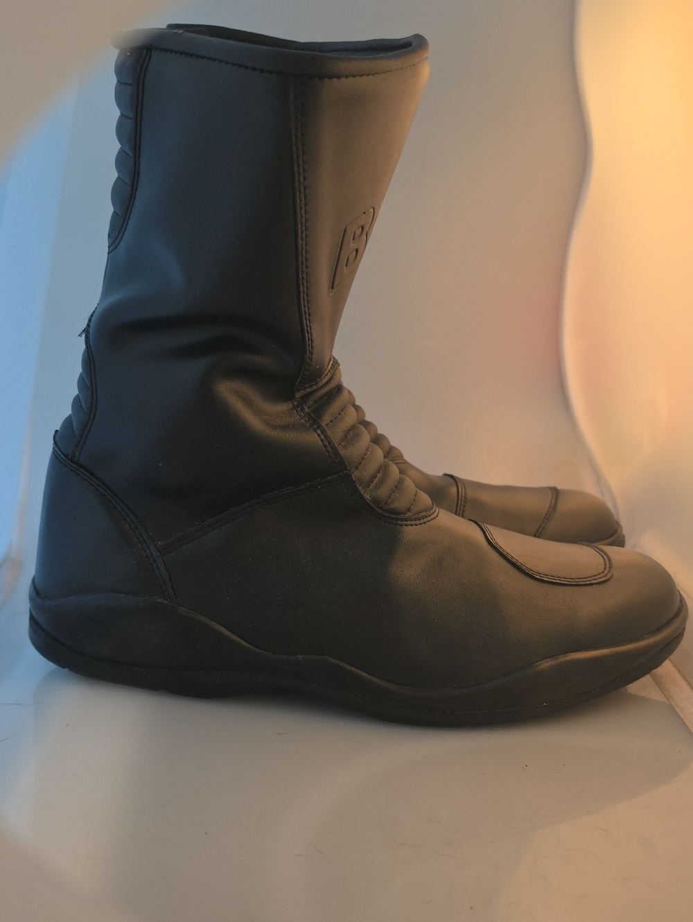 Bilt Men's Black Waterproof Motorcycle Riding Boots